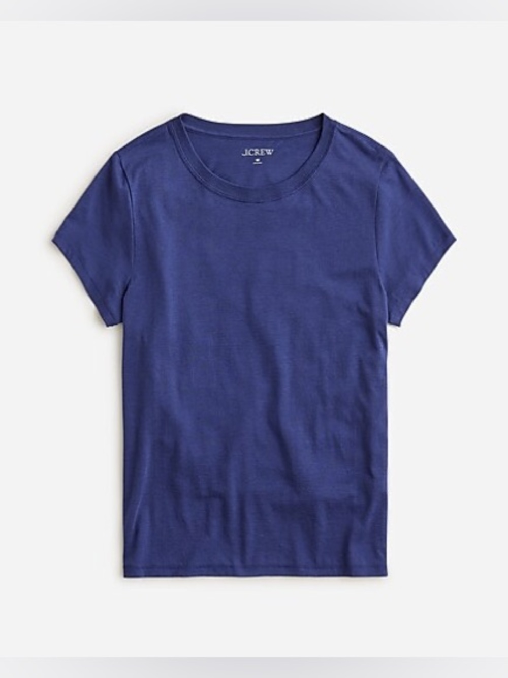 J. Crew Women’s Short-Sleeve Crewneck Tee in Deep Blue